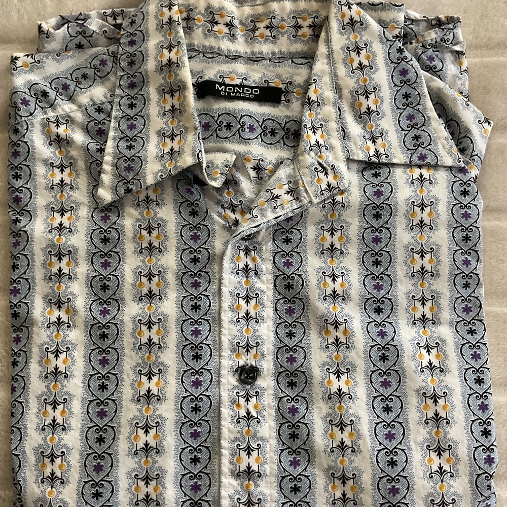 Mondo di Marco Vintage Pattern Shirt – Size M